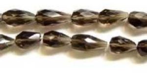 Smoky Quartz Drop Beads