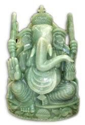 Jade Ganesh Statue