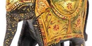 Wooden Elephant Statue