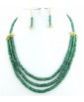 Faceted Emerald Beads