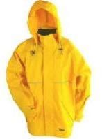 Yellow Plain Raincoat
