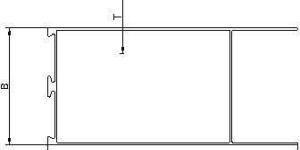 Aluminium Front Door Bottom Frame