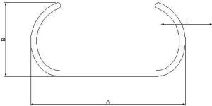 Aluminium Ladder C Sections