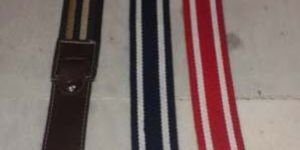 Mens Canvas Belts