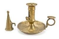 Antique Brass Candlestick Holders