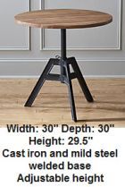 CAST IRON ROUND TABLE