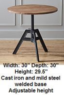 CAST IRON ROUND TABLE