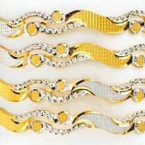 Gold CNC Bangles