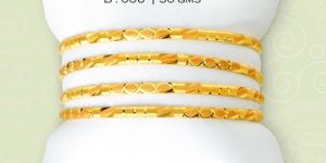 Gold Thin Bangles
