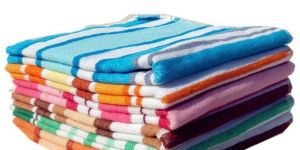 Striped Terry Bath Towels