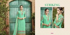 Snow Back Georgette Suit Material