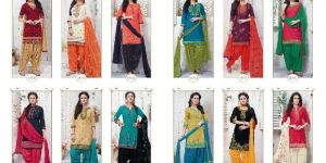 Jam Silk Cotton Bottom Dupatta Suit