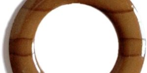 Curtain Wood Eyelet Ring