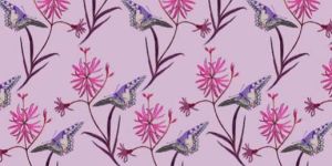 Multicolor Decorative Floral Printed Wallpaper