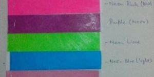 Neon Color Wristband