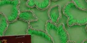 Multi Color Cording Work Fabric