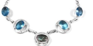 Gemstone Silver Necklace