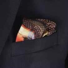 Printed Micro Pocket Square
