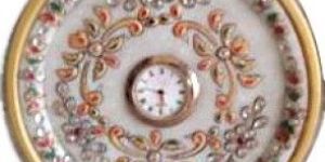 Marble Round Plate Cum Watch