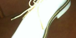 Leather White Shoes