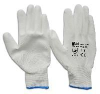 White PU Gloves