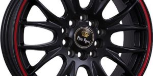 Pr-105 14 10h Mb+red Alloy Wheels