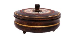 Ethnic Wooden Chapati Box