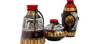 Warli Painted Vases