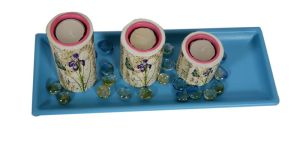 Pink TeaLight Candle Holders