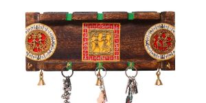 Warli Work Key Ring Holder