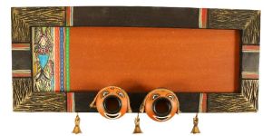 Wooden Panelled Name Plate with Nazar Bhattus