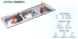 Regular Series Double Bowl Stainless Steel Sink