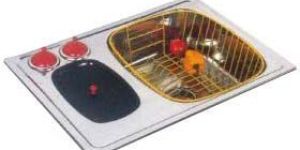 Stainless Steel Single Bowl Sink with Dustbin