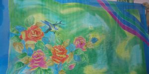 Hand Painted Pure Silk Stoles