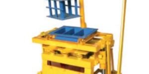 Hand Operated Concrete Block Making Machine