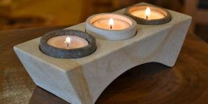 Marble Candle Holders