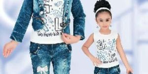 Denim Coat Jacket and Pant