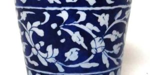 Blue Pottery Planter