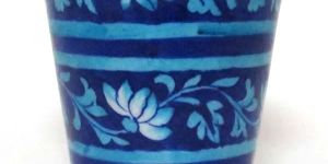 Blue Pottery Planter