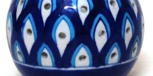 Blue Pottery Tea Light