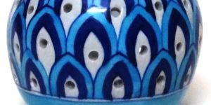 Blue Pottery Tea Light