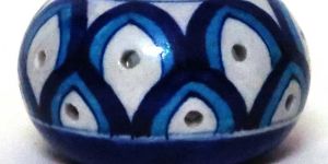 Blue Pottery Tea Light