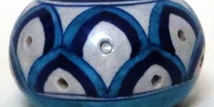 Blue Pottery Tea Light