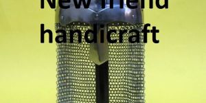 Norman Nasal Helmet with Chain Mail