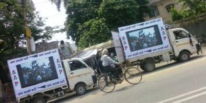 Hydraulic Led Truck, Led Screen & Video Wall On Rent