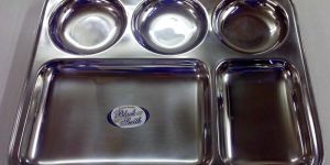 Five Division Round Bowls Trays