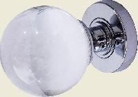 Crome Glass Door Knob