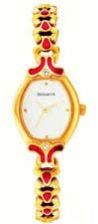 Sonata Golden Chain Ladies Wrist Watches