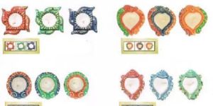 Decorative Diya with Wax