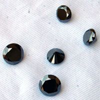 Black Natural Round Brilliant Loose Diamond